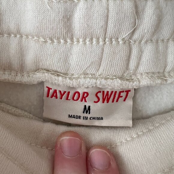 Taylor Swift Loving Him Was Red Sweat Shorts Women's Size Medium - Picture 5 of 9